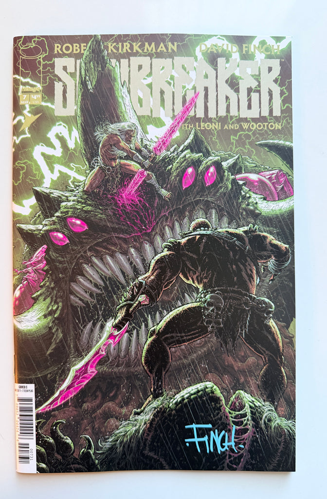Skinbreaker #7 Cover C 1:10 Ratio Tony Moore Variant | Signed by David Finch