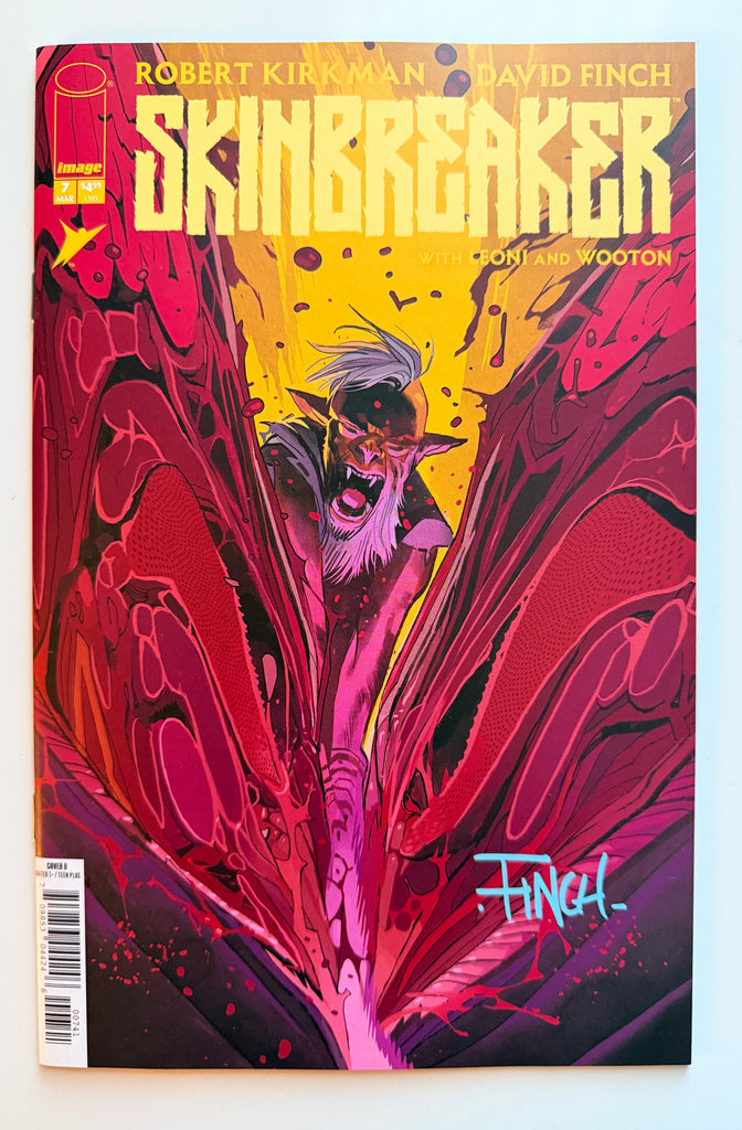 Skinbreaker #7 Cover D 1:25 Ratio Lorenzo De Felici Variant | Signed by David Finch