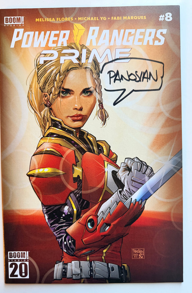 Power Rangers Prime #8 | C Boom 20th Anniversary Variant | Signed by Dan Panosian