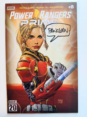 Power Rangers Prime #8 | C Boom 20th Anniversary Variant | Signed by Dan Panosian