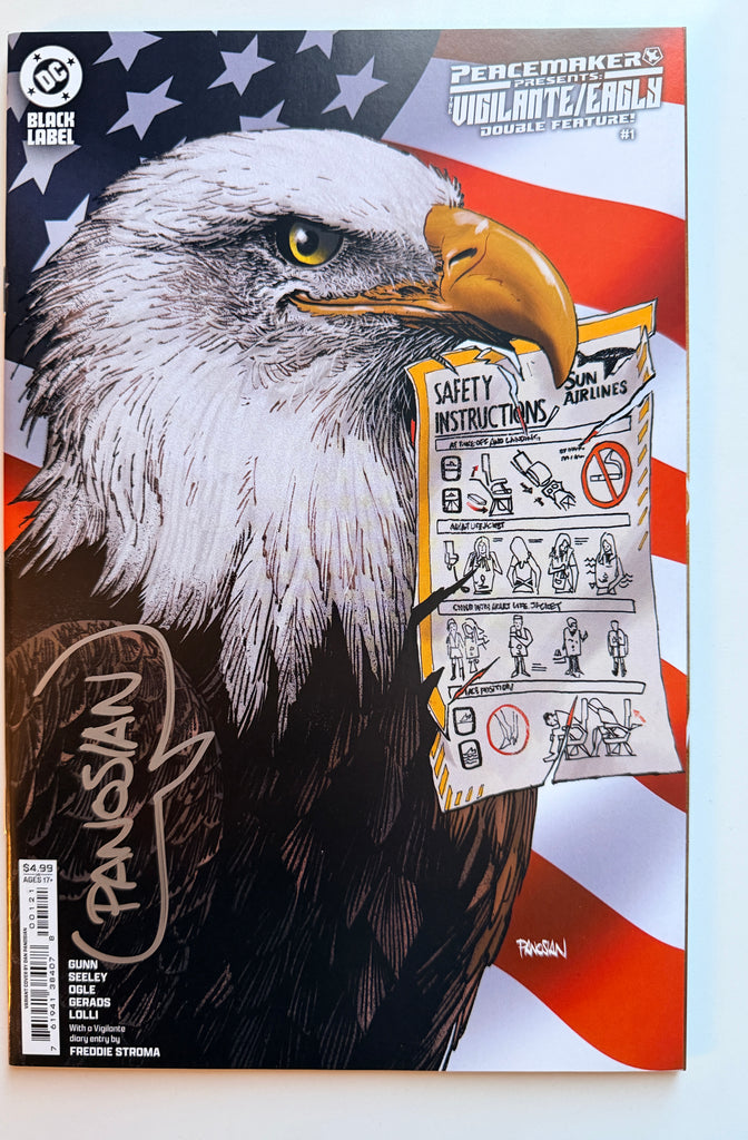 Vigilante Eagly Double Feature #1 (Of 5) | Cover B Dan Panosian Variant | Signed by Dan Panosian