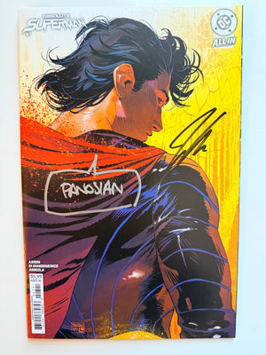 Absolute Superman #7 | Cover B Dan Panosian Card Stock Variant | 2x Signed