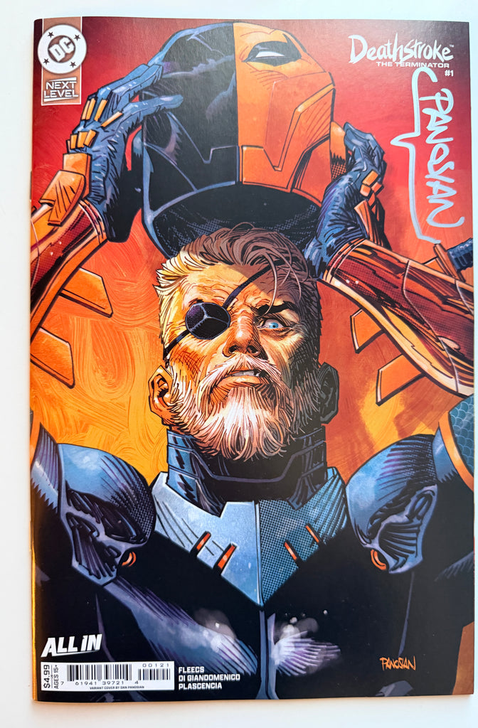Deathstroke The Terminator #1 Cover B Dan Panosian Card Stock Variant | Signed by Dan Panosian