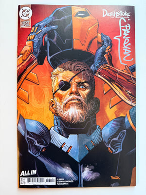 Deathstroke The Terminator #1 Cover B Dan Panosian Card Stock Variant | Signed by Dan Panosian