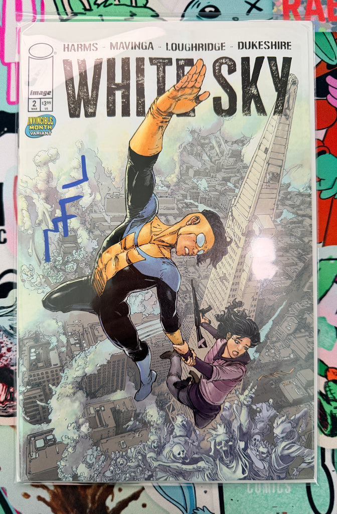 White Sky #2 Cover C Jp Mavinga Invincible Team Up Variant (Mature) | Signed by JP Mavinga
