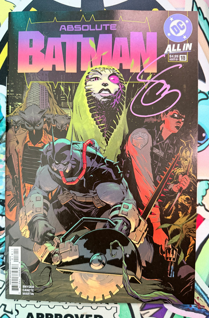 Absolute Batman #18 Cover A Nick Dragotta | Signed by Scott Snyder