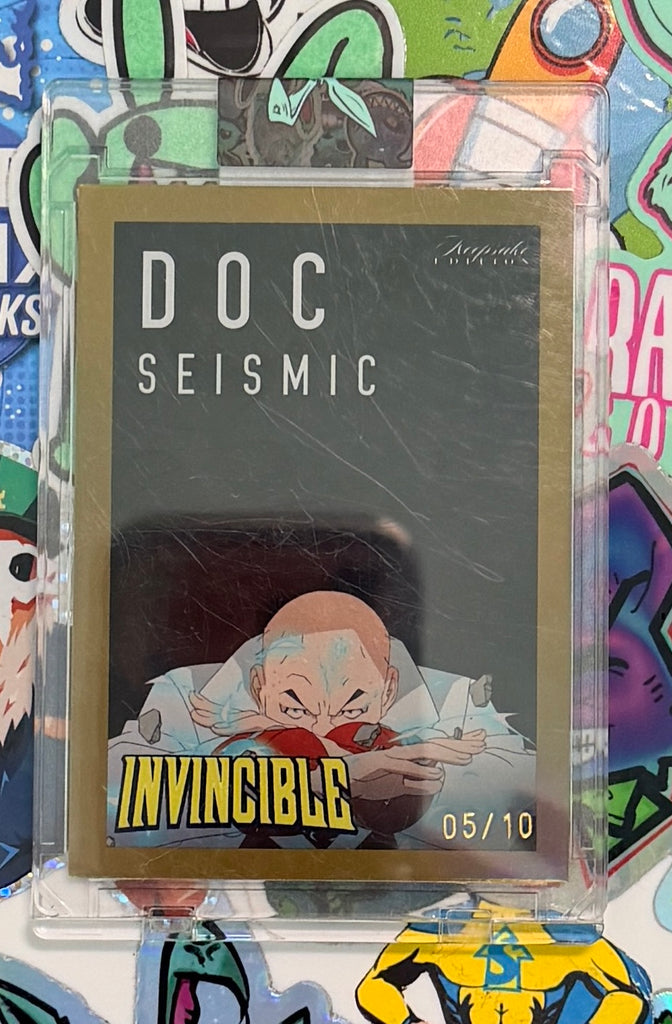 Invincible Keepsake Gold Foil Doc Seismic  #193 - Numbered 05/10
