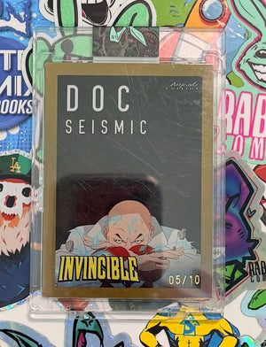 Invincible Keepsake Gold Foil Doc Seismic  #193 - Numbered 05/10