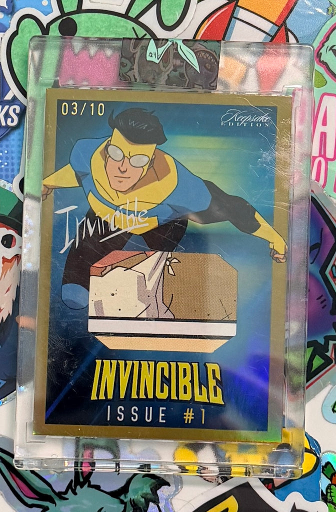 Invincible Keepsake Gold Foil Relic Invincible Issue #1 - Numbered 03/10