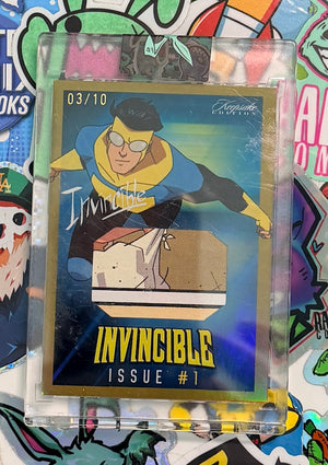 Invincible Keepsake Gold Foil Relic Invincible Issue #1 - Numbered 03/10