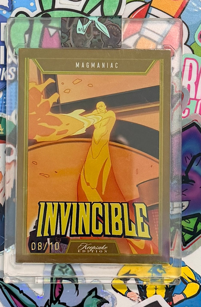 Invincible Keepsake Gold Foil Magmaniac #107 - Numbered 08/10