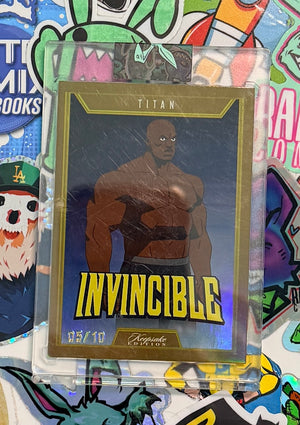Invincible Keepsake Gold Foil Titan #110 - Numbered 05/10