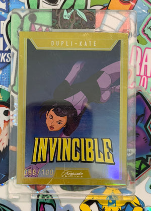 Invincible Keepsake Gold Foil Dupli-Kate #29 - Numbered 088/100