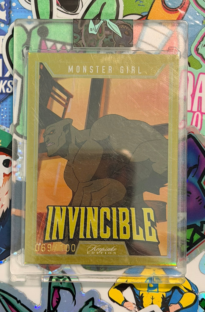 Invincible Keepsake Gold Foil Monster Girl #82 - Numbered 069/100