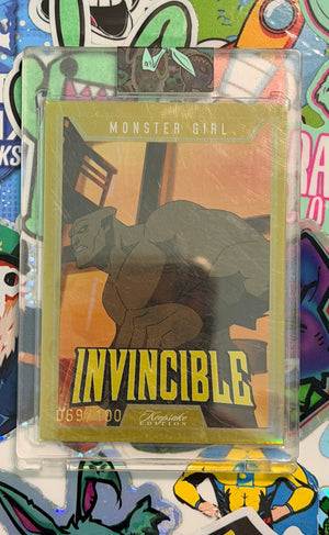 Invincible Keepsake Gold Foil Monster Girl #82 - Numbered 069/100