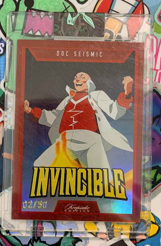Invincible Keepsake Red Foil Doc Seismic #132 - 02/50