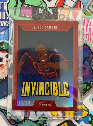 Invincible Keepsake Red Foil Black Samson #47 - 19/50