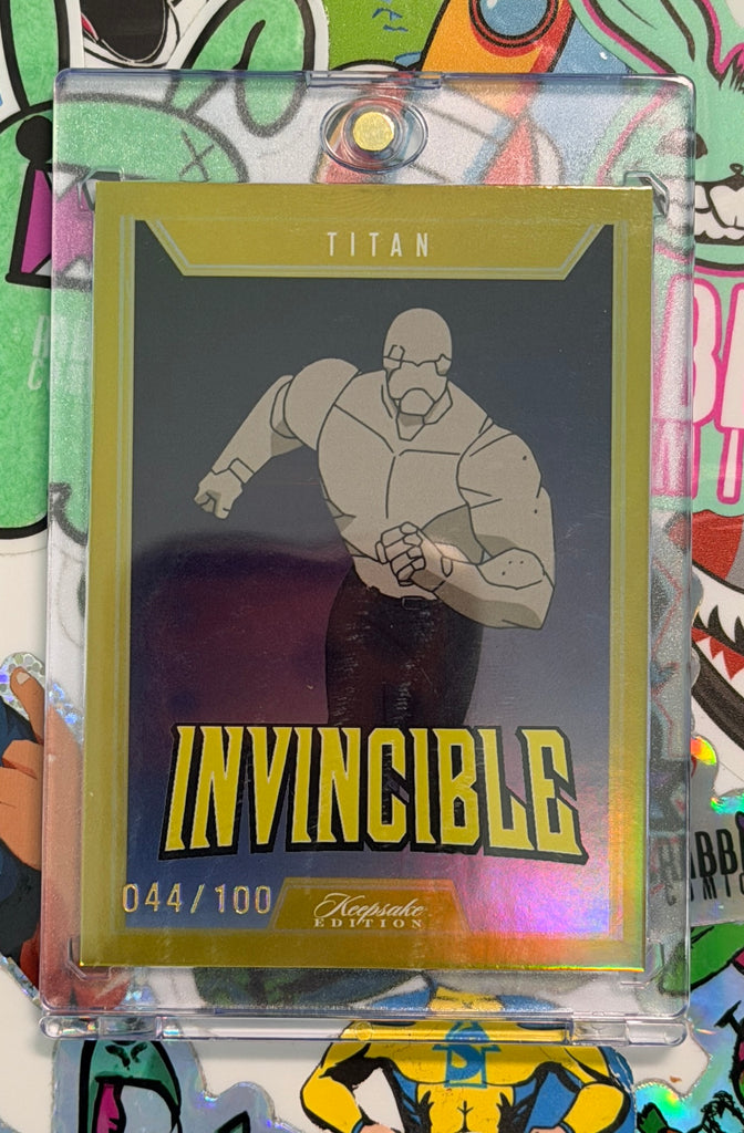 Invincible Keepsake Gold Foil Titan #109 - Numbered 44/100