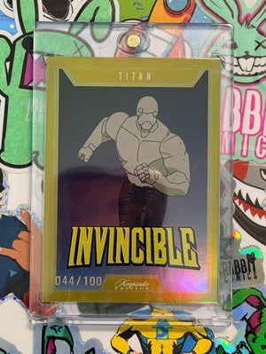 Invincible Keepsake Gold Foil Titan #109 - Numbered 44/100