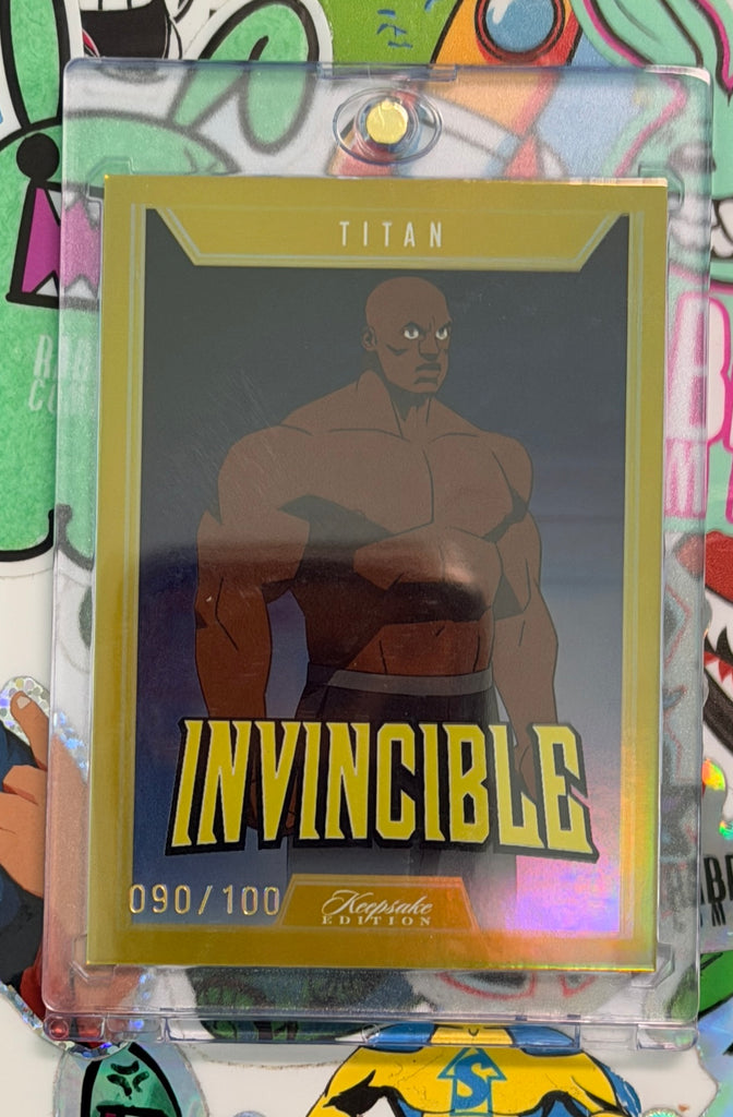 Invincible Keepsake Gold Foil Titan #110 - Numbered 90/100