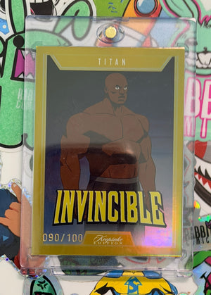 Invincible Keepsake Gold Foil Titan #110 - Numbered 90/100