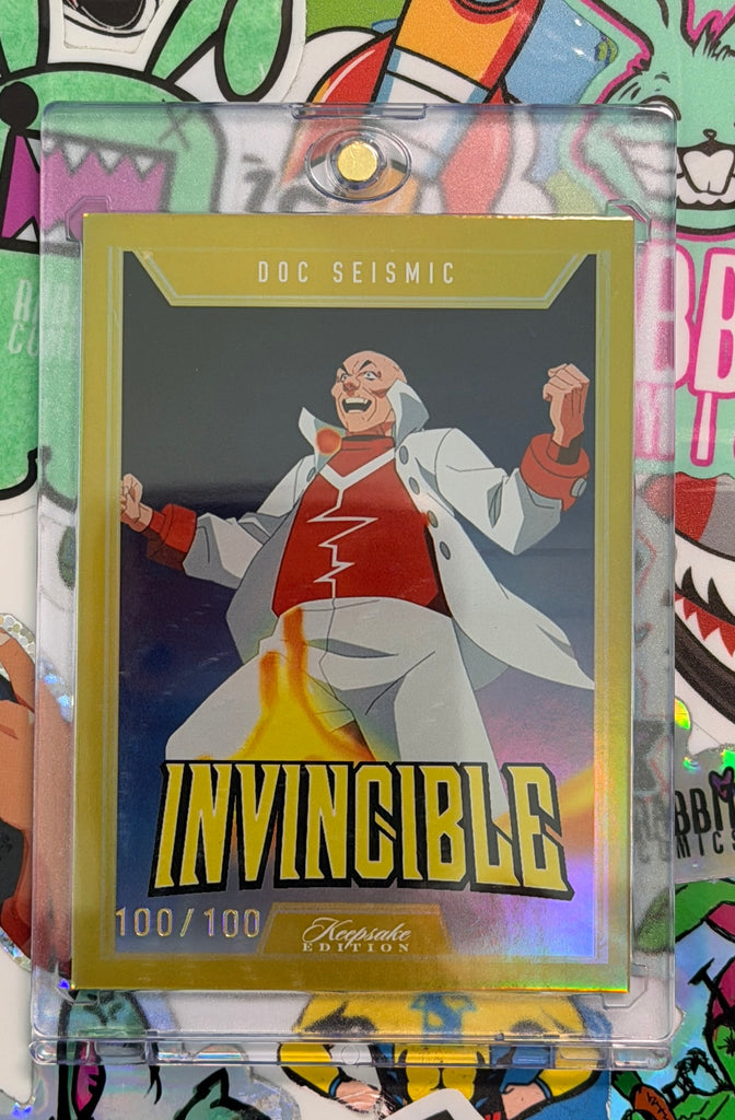 Invincible Keepsake Gold Foil Doc Seismic #132 - Numbered 100/100