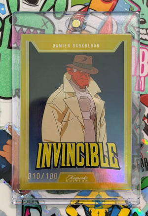 Invincible Keepsake Gold Foil Damien Darkblood #144 - Numbered 10/100