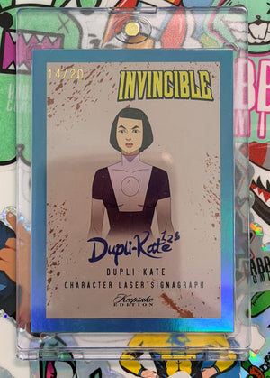 Invincible Keepsake Gold Foil Sinagraph Dupli-Kate #327 - Numbered 06/15