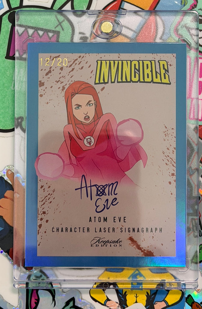 Invincible Keepsake Blue Foil Signagraph Atom-Eve #321 - Numbered 12/20