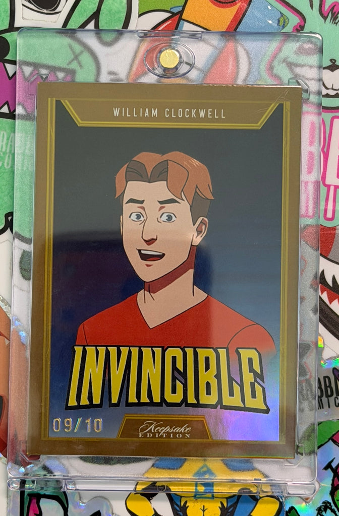 Invincible Keepsake Gold Foil William Clockwell #139 - Numbered 09/10