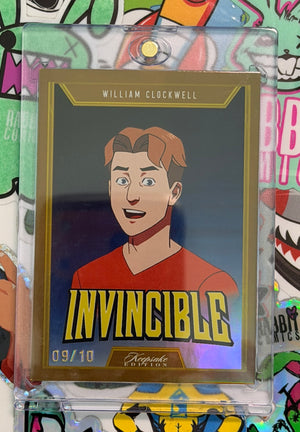 Invincible Keepsake Gold Foil William Clockwell #139 - Numbered 09/10
