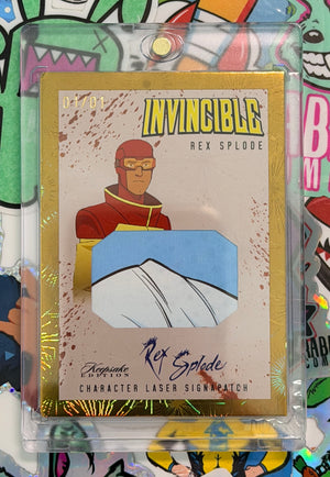 Invincible Keepsake Gold Foil Relic Rex Splode #575 - 1/1