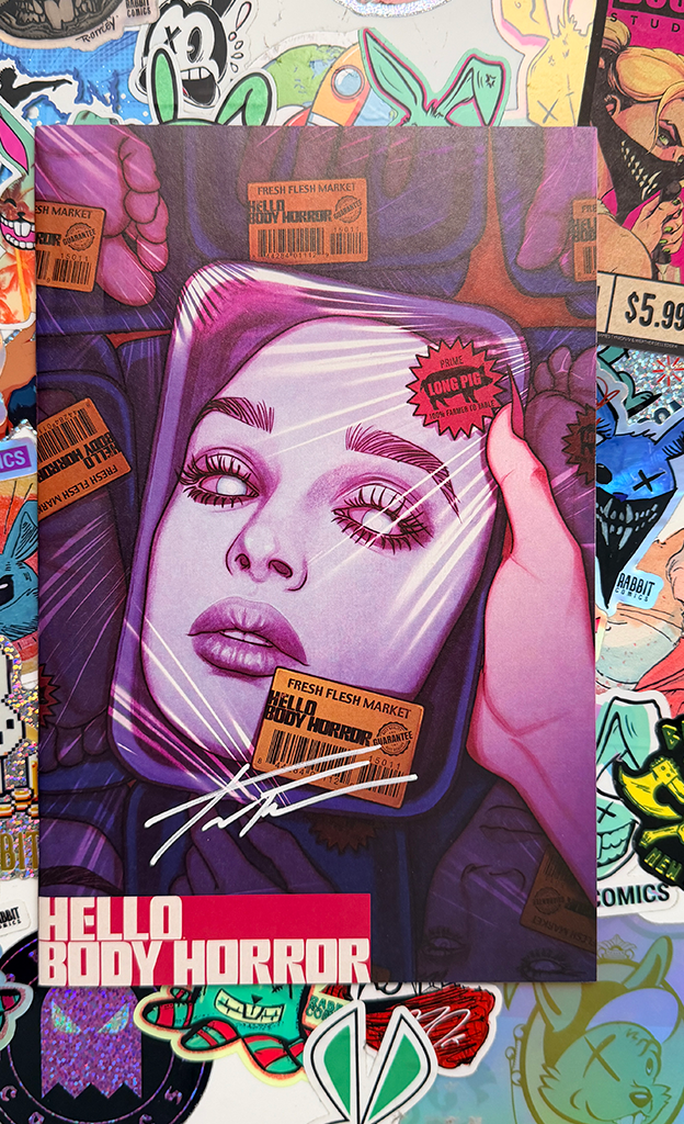 Hello Body Horror #1 B Variant (Dressed, Frison) | Signed by Jenny Frison