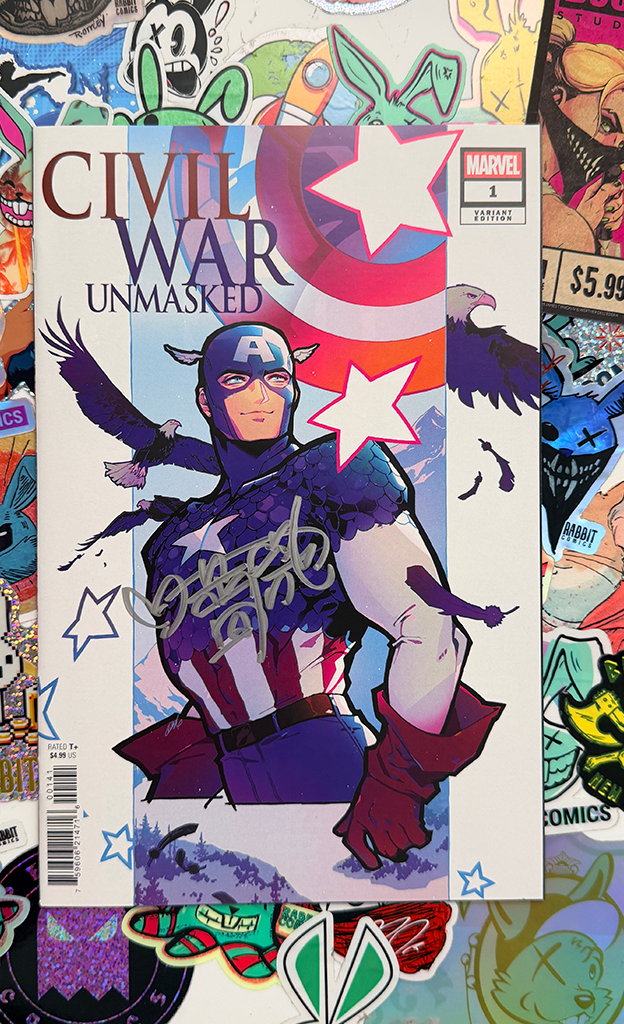 Civil War: Unmasked #1 Rose Besch Variant | Signed by Rose Besch