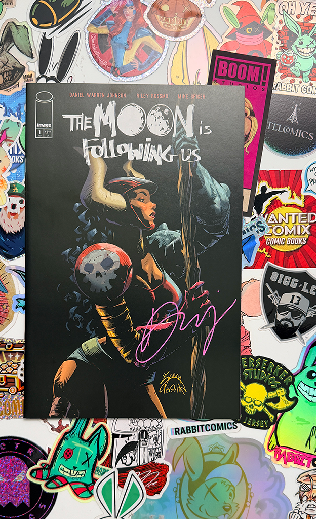 The Moon is Following Us #1 | 1:15 Stegman Ratio Variant | Signed by DWJ