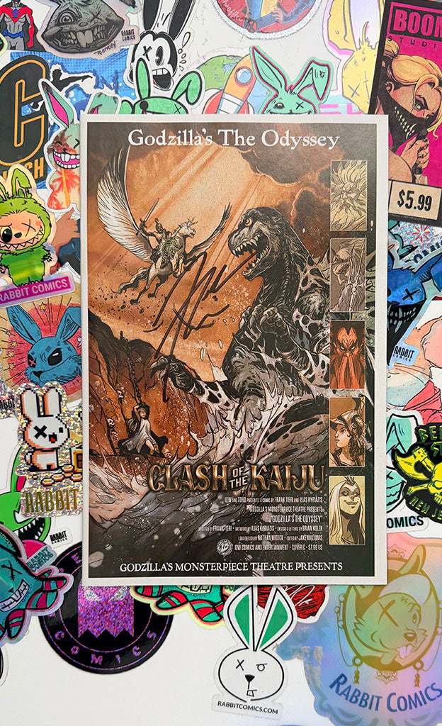 Godzilla's the Odyssey #1 | Cover C | Signed by Frank Tieri