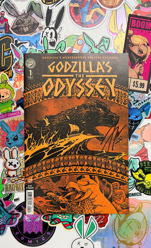 Godzilla's the Odyssey #1 | Cover B | Signed by Frank Tieri