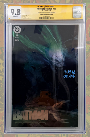 ABSOLUTE BATMAN #18 SIMMONDS FOIL | SIGNED BY SIMMONDS  | CGC SS 9.8