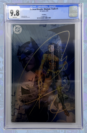 Batman Wonder Woman Truth #1 (One Shot) Cover E Jim Cheung Foil Variant | CGC 9.8
