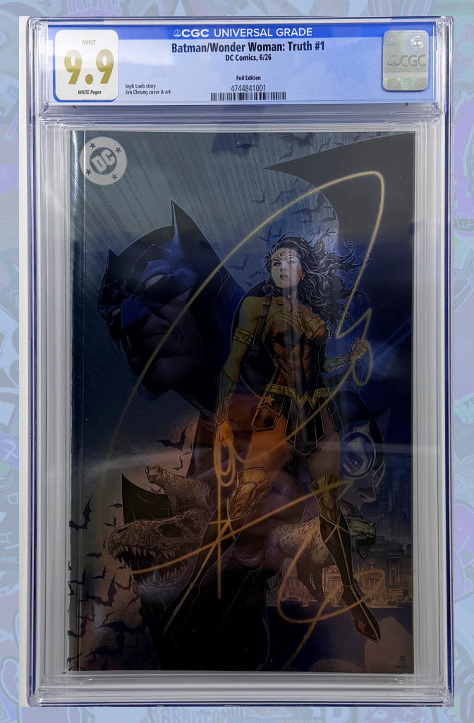 Batman Wonder Woman Truth #1 (One Shot) Cover E Jim Cheung Foil Variant | CGC 9.9