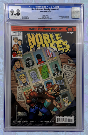 Noble Causes Family Secrets #3 3b First Appearance in Cameo Of INVINCIBLE CGC 9.8