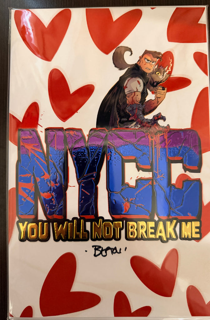 DUNGEON CRAWLER CARL #0 • NYCC BRETT BEAN HEARTS EXCLUSIVE - SIGNED BY BRETT BEAN