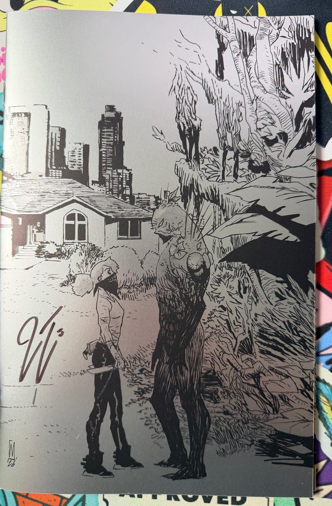 Swamp thing is Killing the Children #0 | Dell Edera Blind Bag BW Foil | Signed by Tynion