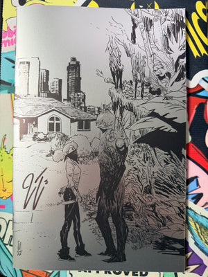 Swamp thing is Killing the Children #0 | Dell Edera Blind Bag BW Foil | Signed by Tynion