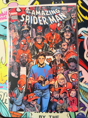 AMAZING SPIDER-MAN #1000 PEPE LARAZ NYCC EXCLUSIVE VARIANT | 2X SIGNED