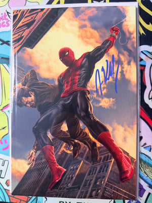 AMAZING SPIDER-MAN #1000 LEE BERMEJO NYCC EXCLUSIVE VIRGIN VARIANT | SIGNED BY JOE KELLY