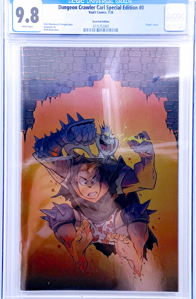 Dungeon Crawler Carl Special Edition #0 Cover G Brett Bean Foil CGC 9.8
