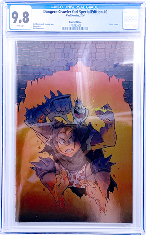 Dungeon Crawler Carl Special Edition #0 Cover G Brett Bean Foil CGC 9.8