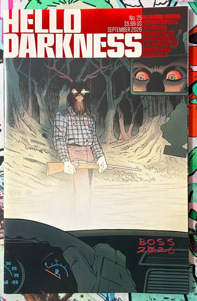 Hell Darkness #25 | 1:10 Ratio Spot Foil Variant | Signed Tyler Boss