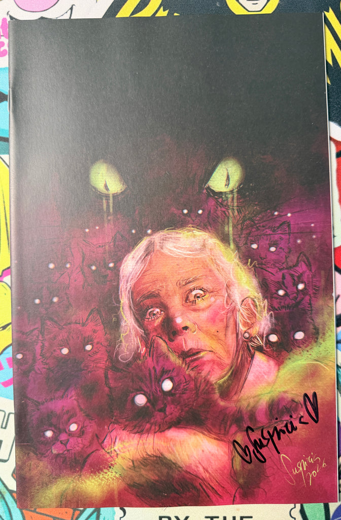 Stuff of Nightmares: The Cat in the Coffin #1 | Suspiria Virgin Variant | Signed by Suspiria